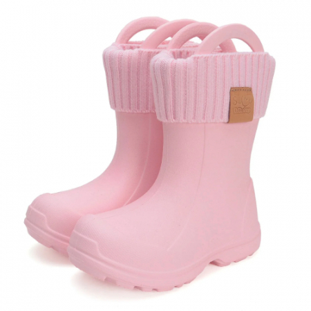 Cizme ploaie copii fete impermeabile DD Step, Roz - 1106-42545 [1]