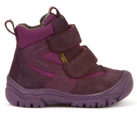 Ghete copii fete impermeabile din piele si material textil Froddo, Mov - G2110103-5 [1]
