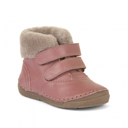 Ghete copii fete din piele imblanite Froddo, Roz - G2110129 [0]