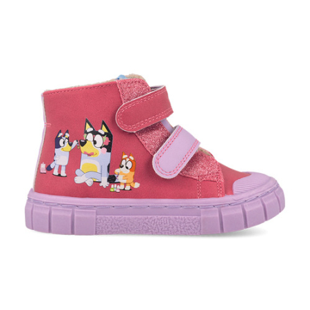 Noua Colectie Garvalin - Ghete îmblănite fete Garvalin Bluey Barefoot, Fuchsia - 261859-A146