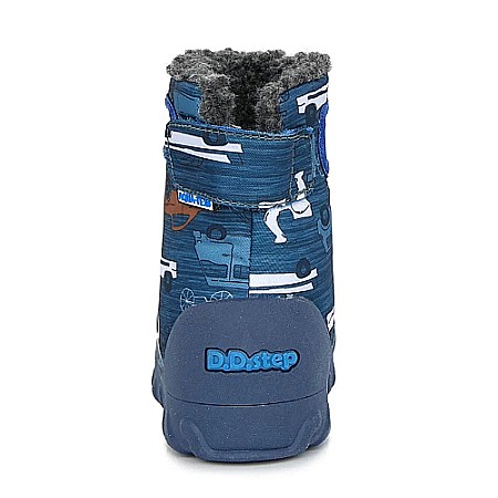 Ghete copii baieti impermeabile si imblanite DD Step, Albastru - F079-367D [3]