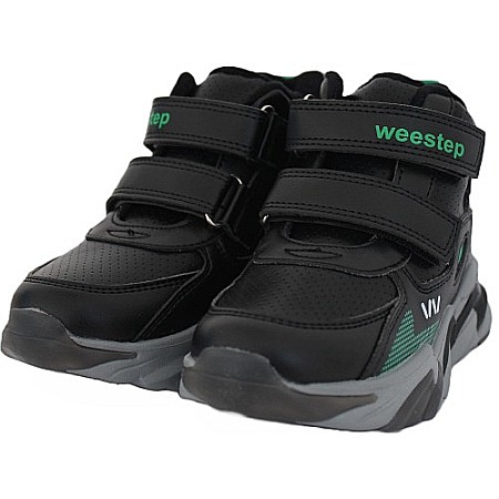 Ghete copii baieti din piele imblanite WeeStep, Negru - R058765661BK [6]