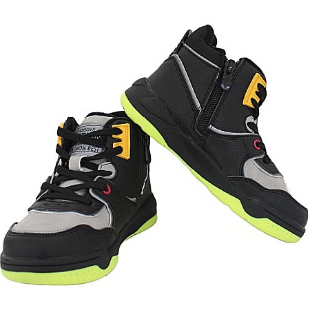 Ghete copii baieti din piele imblanite WeeStep, Gri - R006355951 GR [2]