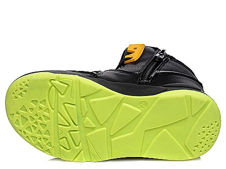 Ghete copii baieti din piele imblanite WeeStep, Gri - R006355951 GR [8]