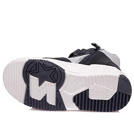 Ghete copii baieti din piele imblanite WeeStep, Albastru - R567765558 DB [2]