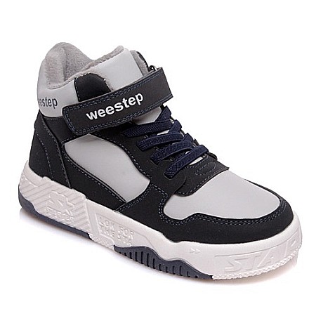 Ghete copii baieti din piele imblanite WeeStep, Albastru - R567765558 DB [0]