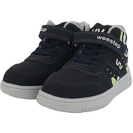 Ghete copii baieti din piele imblanite WeeStep, Albastru - R906765207 DB [4]