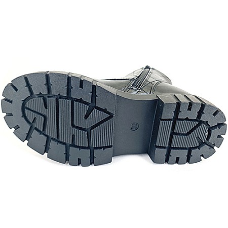 Ghete copii fete din piele imblanite WeeStep, Negru - R578666223 BK [2]