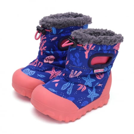 Ghete Fete - Ghete copii fete impermeabile si imblanite DD Step, Albastru - P079-42309B