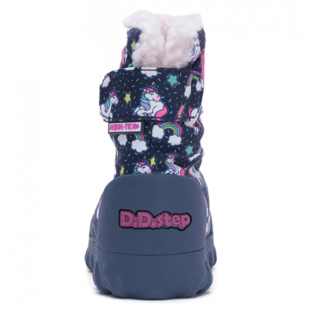Ghete copii fete impermeabile si imblanite DD Step, Albastru - P079-42690B [3]