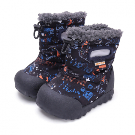 Ghete Baieti - Ghete copii baieti impermeabile si imblanite DD Step, Negru - P079-42309