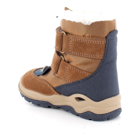 Ghete Gore-Tex băieți din piele îmblănite Primigi, Maro - 8863911 [2]