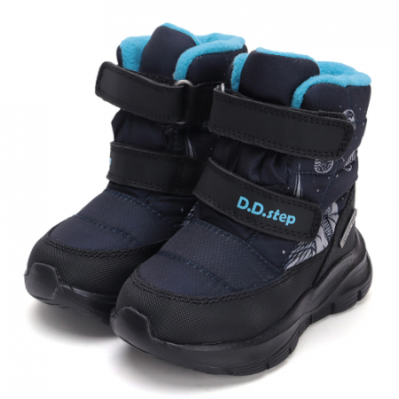 Ghete copii baieti impermeabile si imblanite DD Step, Albastru - P092-42615 [1]