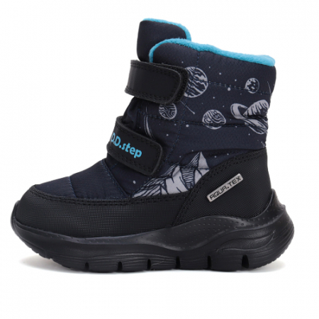 Ghete copii baieti impermeabile si imblanite DD Step, Albastru - P092-42615 [0]