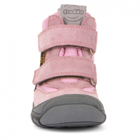 Ghete copii fete impermeabile din piele si material textil Froddo, Roz - G2110116-5 [3]
