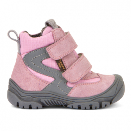 Ghete copii fete impermeabile din piele si material textil Froddo, Roz - G2110116-5 [1]