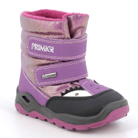 Noua Colectie De Toamna - Ghete impermeabile Goretex copii fete din material sintetic Primigi, Mov - 8863500