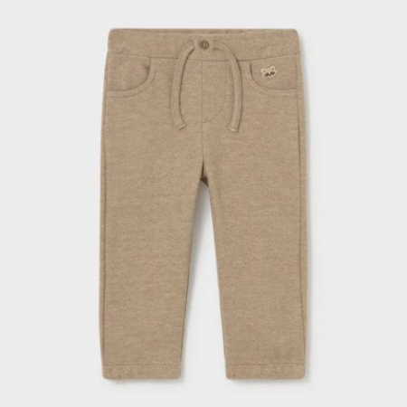 Pantaloni Baieti - Pantaloni lungi băieți Mayoral, Bej Melanj - 2545-042