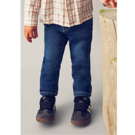 Blugi clasici lungi din bumbac pentru baieti Mayoral, Albastru - 2502-070 [1]
