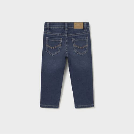 Blugi clasici lungi din bumbac pentru baieti Mayoral, Albastru - 2502-070 [4]