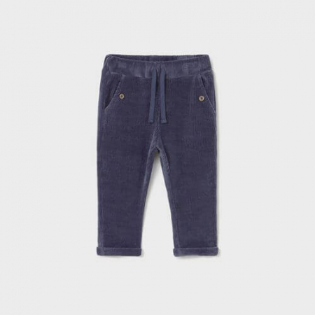 Pantaloni lungi din bumbac pentru baieti Mayoral, Albastru - 2510-010 [1]