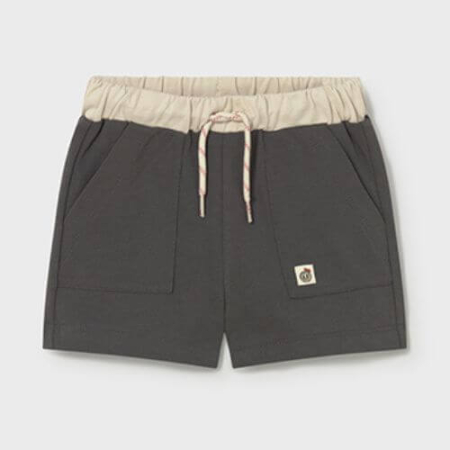 Imbracaminte Copii - Pantaloni scurti din bumbac pentru baieti Mayoral, Coal - 1218-63