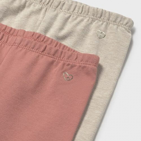Set Pantaloni lungi din bumbac pentru fete Mayoral, Gri + Roz - 702-85 [1]