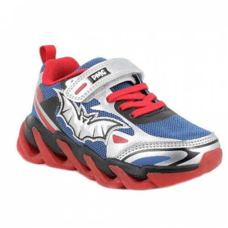 Promotii Pantofi Sport Baieti - Pantofi copii baieti cu LED din textil Primigi, Albastru - 7967411