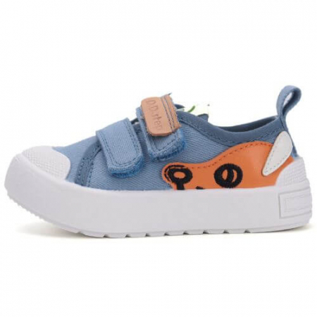 Incaltaminte Baieti - Pantofi copii baieti din canvas DD Step, Albastru - C096-52129