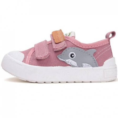 Pantofiori sport fete - Pantofi copii fete din canvas DD Step, Albastru - C096-52209A