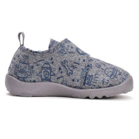 Pantofi copii baieti din canvas DD Step, Gri - C086-52717A [3]