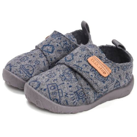 Pantofi copii baieti din canvas DD Step, Gri - C086-52717A [1]