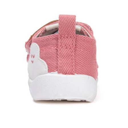 Pantofi copii fete din canvas DD Step, Roz - C086-52318 [4]