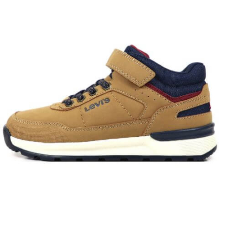 Noua Colectie Levi's - Pantofi copii baieți din material sintetic Levi's, Maro - VASC0130S-1506