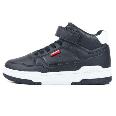 Noua Colectie Levi's - Pantofi copii baieți din material sintetic Levi's, Negru - VJOH0028S-0008