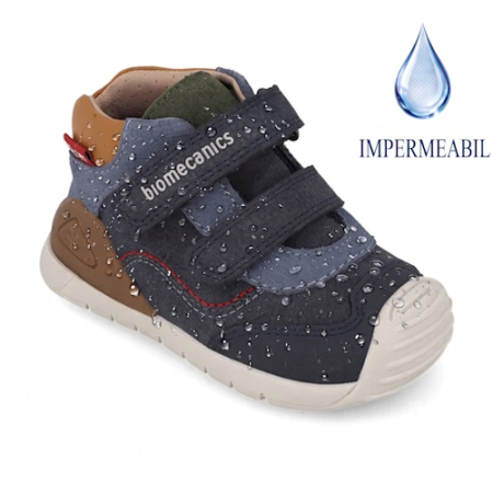 Incaltaminte impermeabila - Pantofi copii băieți Biomecanics, Albastru - 261133-A243