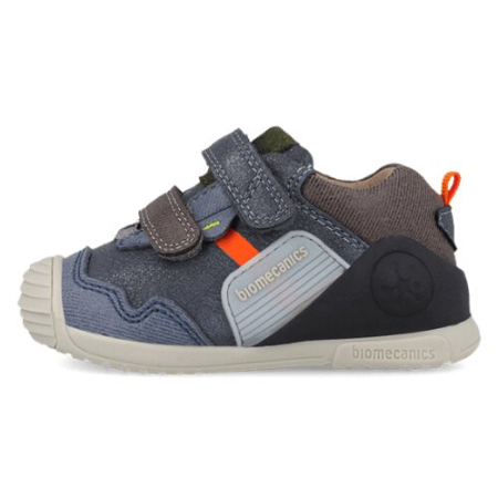 Pantofi copii baieti din piele Biomecanics, Albastru Denim - 261123-A556 [3]
