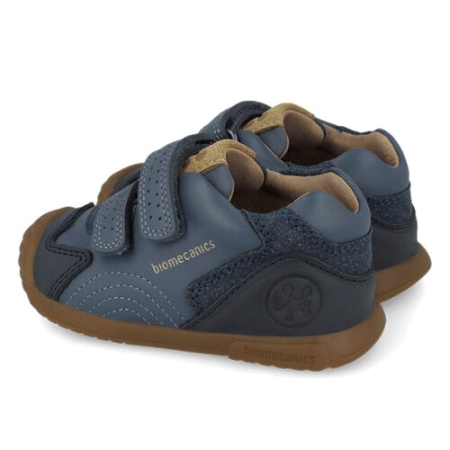 Pantofi copii din piele Biomecanics, Albastru Denim - 261126-A556 [1]