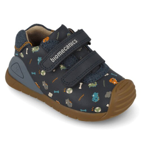 Pantofi copii baieti din piele Biomecanics, Gri Antracit - 261129-B213 [4]