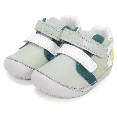 Pantofi copii baieti din piele Barefoot DD Step, Gri - S070-61995B [2]