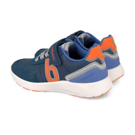 Pantofi copii din piele Biomecanics, Albastru Ocean cu Dinozaur - 261275-A089 [3]