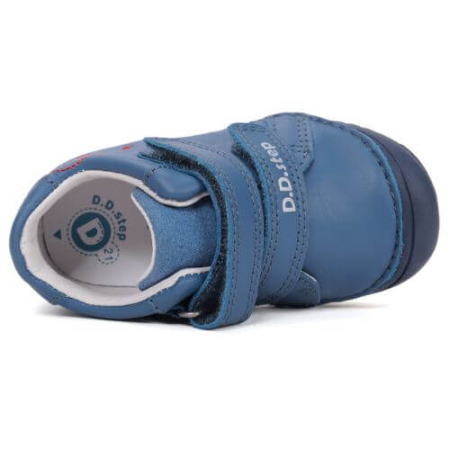 Pantofi copii baieti din piele DD Step, Albastru - S082-61612A [6]