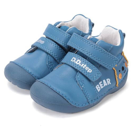Pantofi copii baieti din piele DD Step, Albastru -  S015-61472A [1]