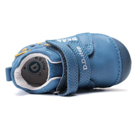 Pantofi copii baieti din piele DD Step, Albastru -  S015-61472A [4]