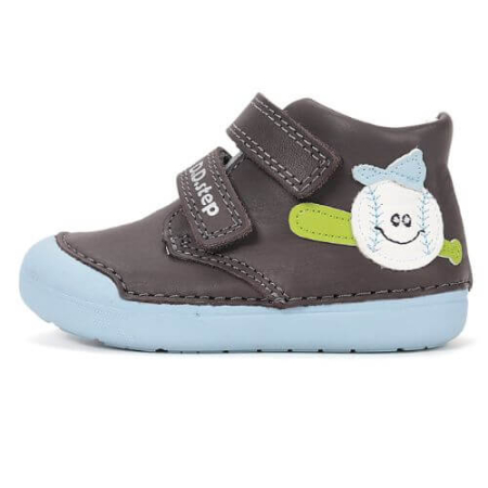 Noua Colectie Primavara - Pantofi copii baieti din piele DD Step, Gri - S066-61414B