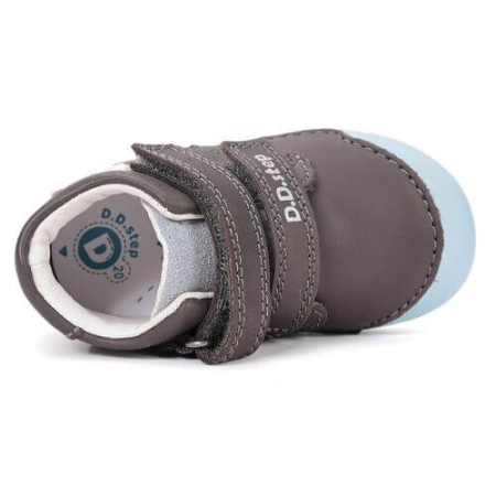 Pantofi copii baieti din piele DD Step, Gri - S066-61414B [5]