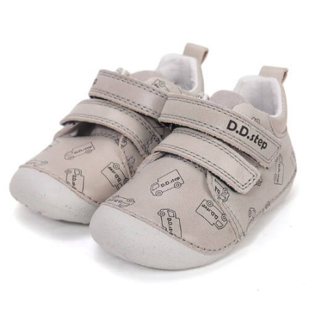 Pantofi copii baieti din piele DD Step, Gri - S015-61100 [1]