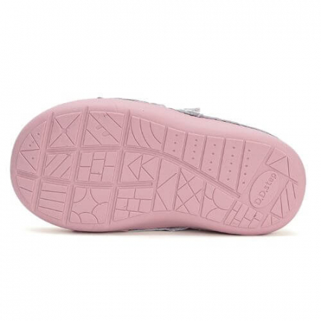 Pantofi copii fete din piele DD Step, Alb - S066-51151 [5]