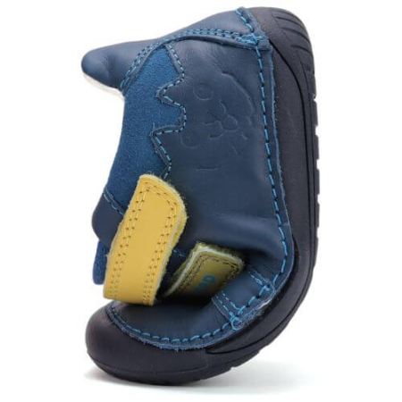Pantofi copii baieti din piele DD Step Barefoot, Albastru - S070-52141A [3]