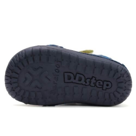 Pantofi copii baieti din piele DD Step Barefoot, Albastru - S070-52141A [7]